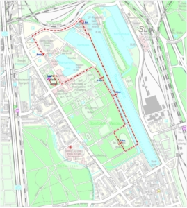 Winterlaufserie Strecke 5 km